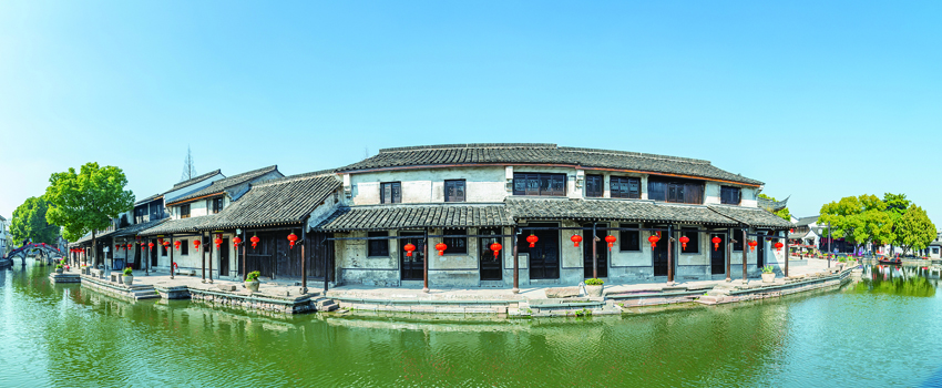 A scenic view of Suqian Hanjing Yizhi