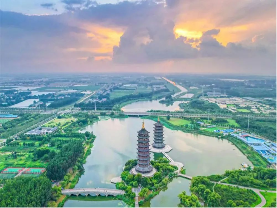 A scenic view of Suqian Hanjing Yizhi