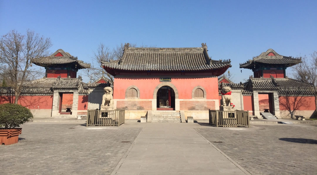 A scenic view of Suqian Longwangmiao Xinggong
