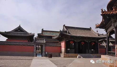 A scenic view of Suqian Longwangmiao Xinggong