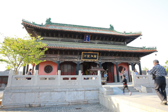 A scenic view of Suqian Longwangmiao Xinggong