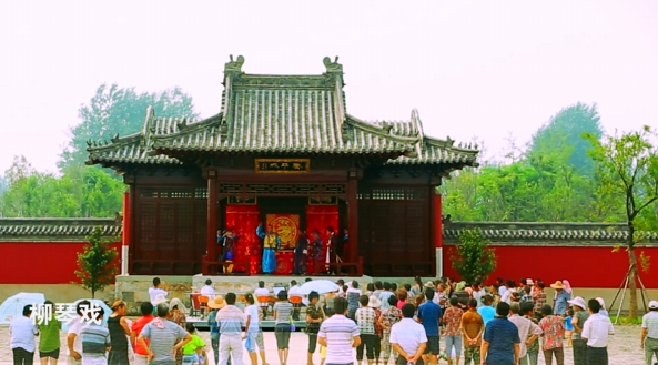 A scenic view of Suqian Longwangmiao Xinggong