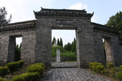 A scenic view of Suqian Sanzhuang Muqun