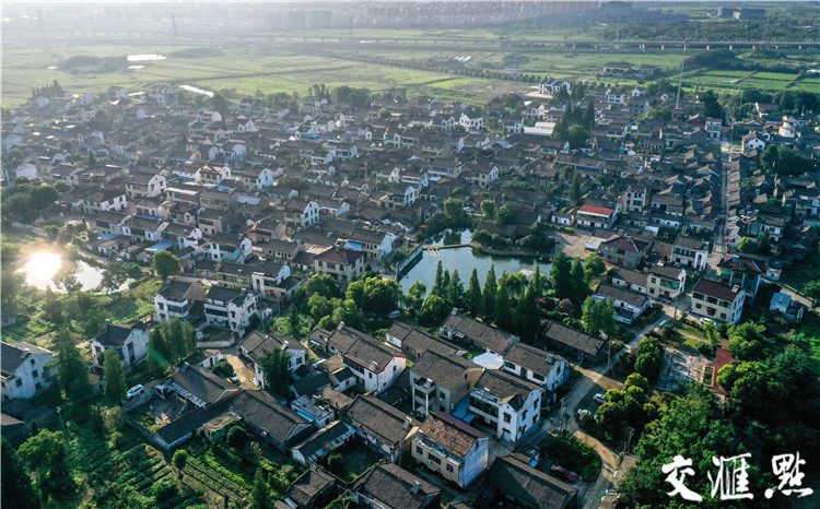 A scenic view of Suqian Sanzhuang Muqun