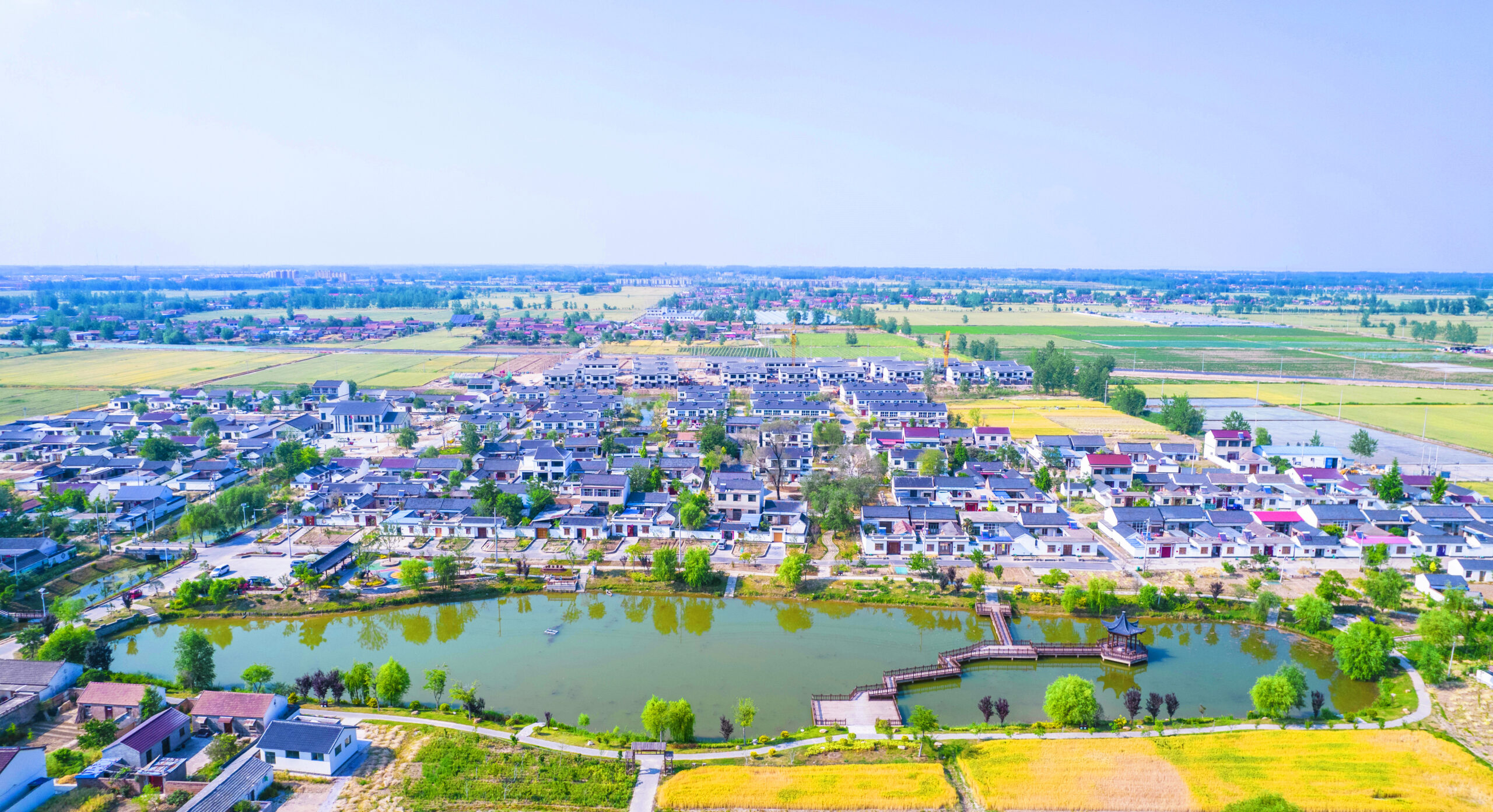 A scenic view of Suqian Shunshanji Yizhi