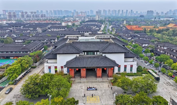 A scenic view of Suqian Shunshanji Yizhi