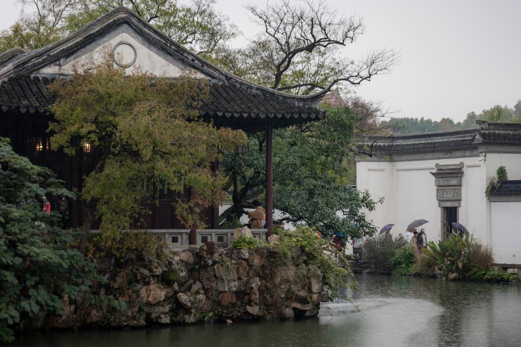 A scenic view of Suzhou Canglangting