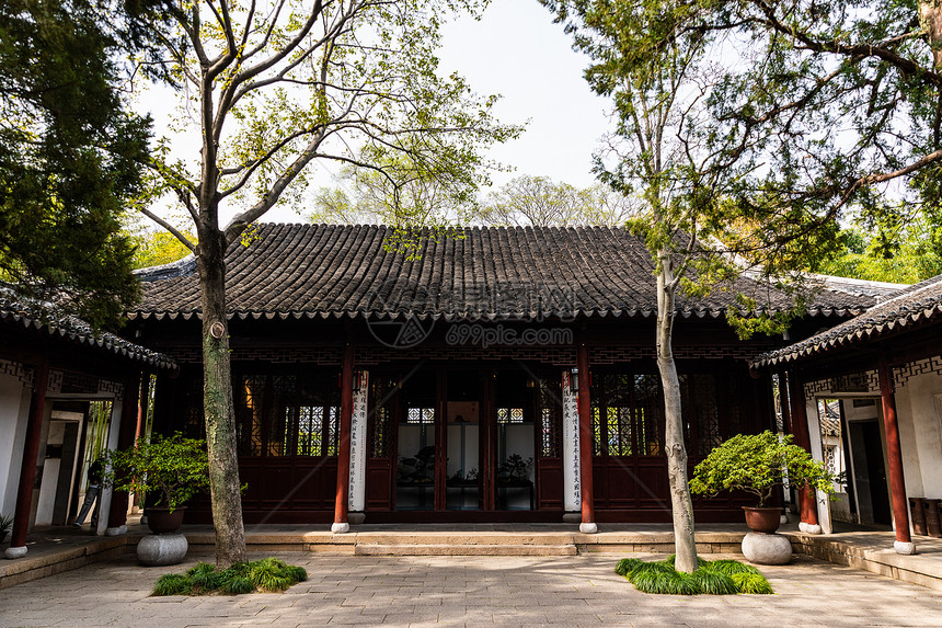 A scenic view of Suzhou Canglangting