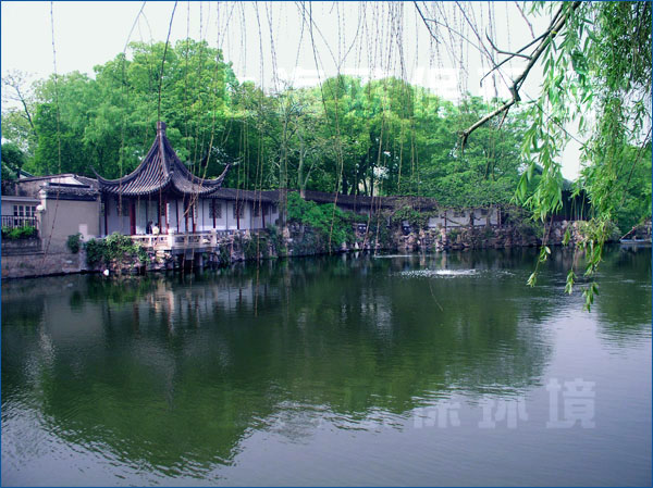 A scenic view of Suzhou Canglangting