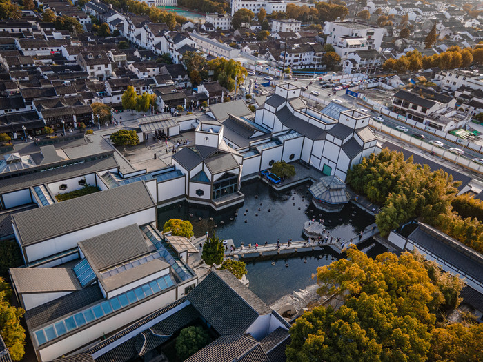 A scenic view of Suzhou Canglangting