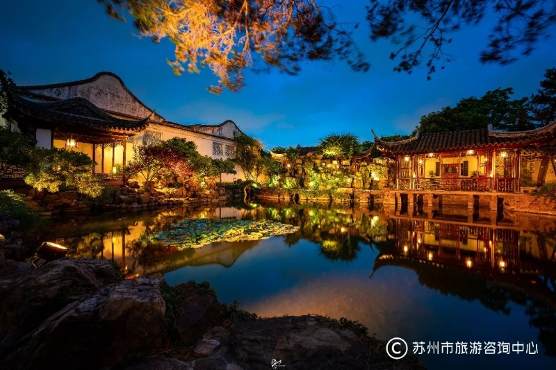 A scenic view of Suzhou Chunzailou