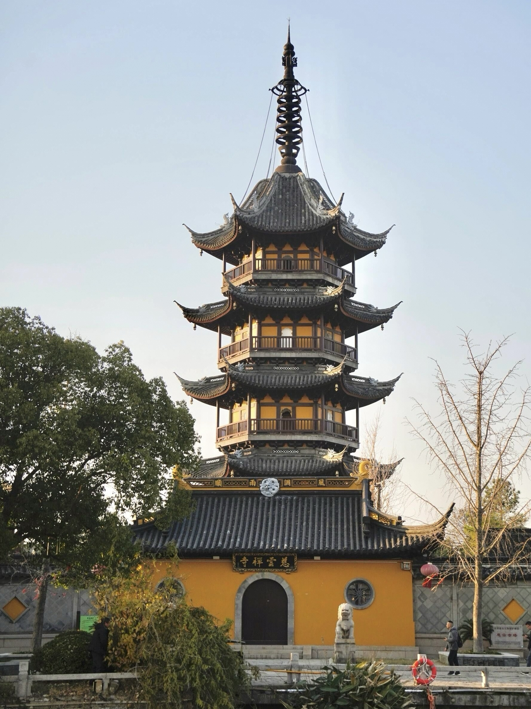 A scenic view of Suzhou Ciyunsi Ta