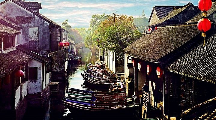 A scenic view of Suzhou Guyanwu Mu Ji Guju