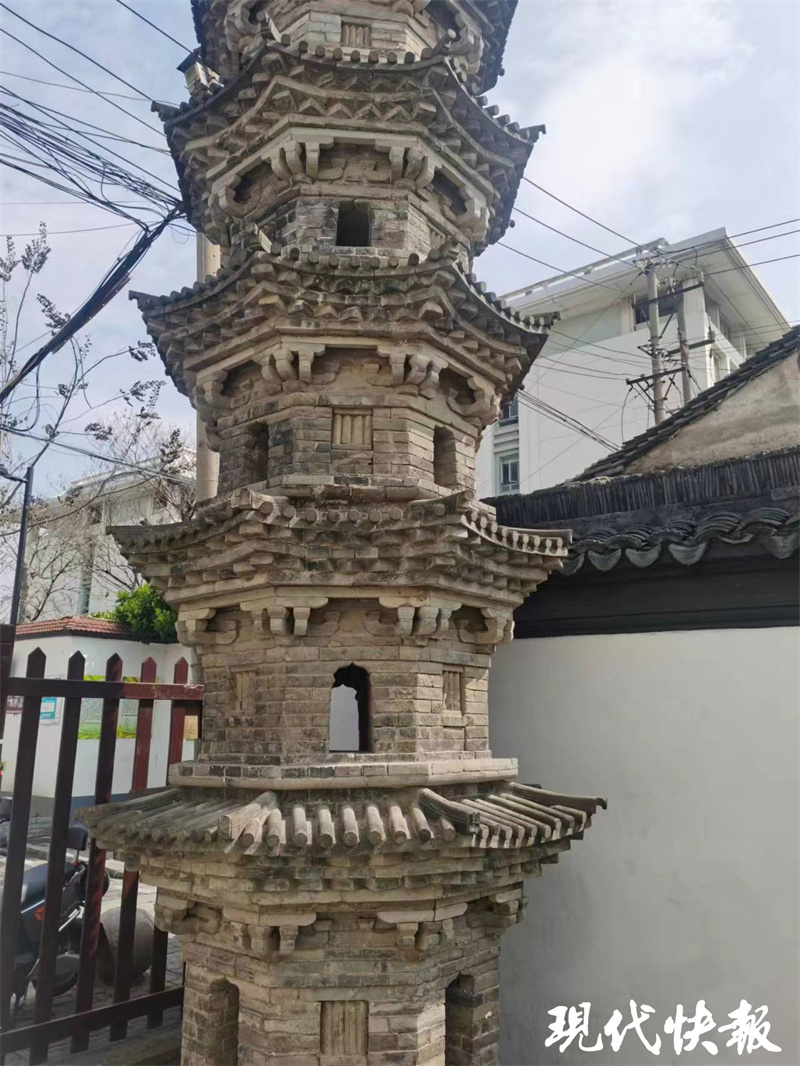 A scenic view of Suzhou Jiachenxiang Zhuanta