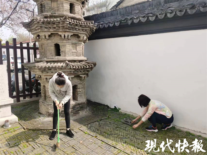 A scenic view of Suzhou Jiachenxiang Zhuanta