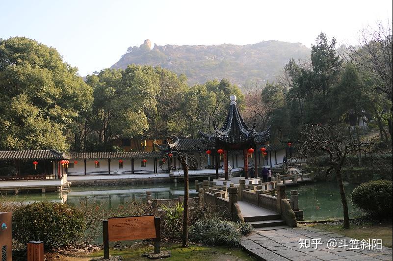 A scenic view of Suzhou Jijiansi Shidian