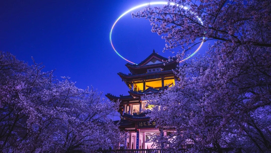 A scenic view of Suzhou Jijiansi Shidian
