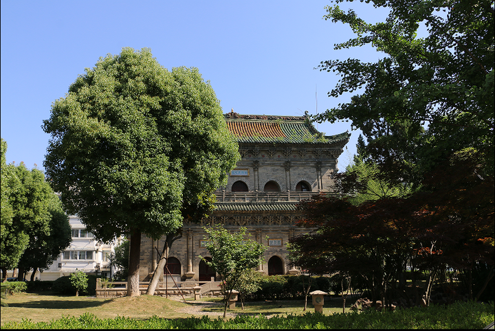 A scenic view of Suzhou Kaiyuansi Wuliangdian