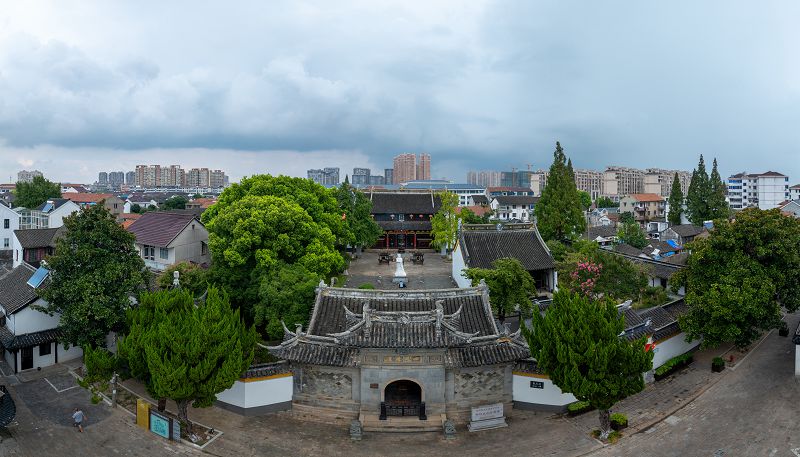 A scenic view of Suzhou Liuhe Tianfeigong Yiji