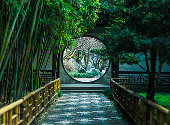A scenic view of Suzhou Liuyuan