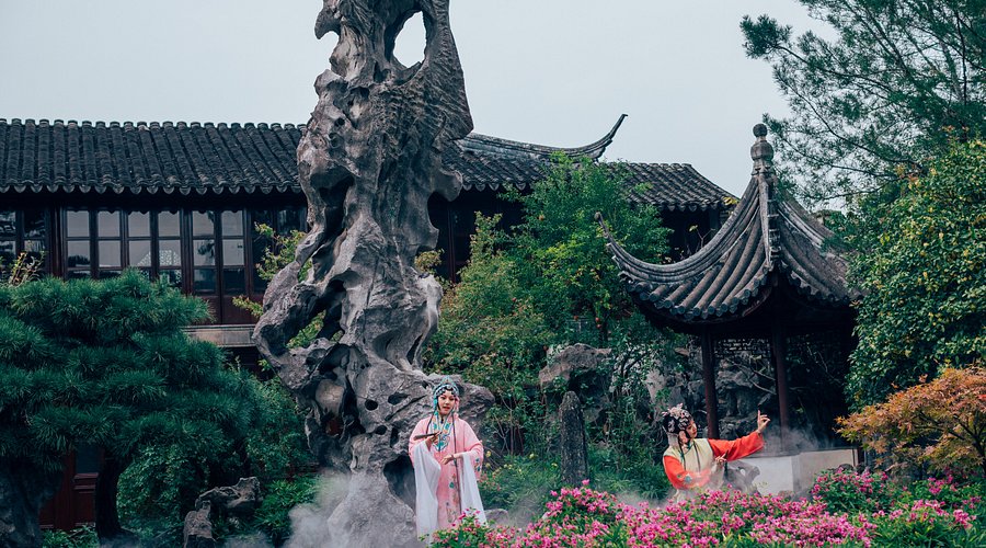 A scenic view of Suzhou Liuyuan