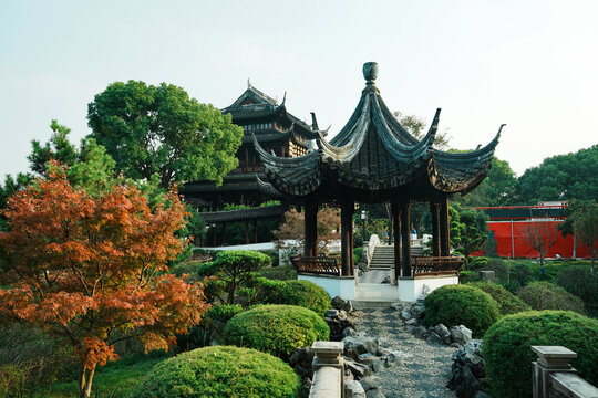 A scenic view of Suzhou Panmen