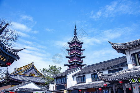 A scenic view of Suzhou Qinfengta