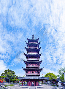 A scenic view of Suzhou Qinfengta