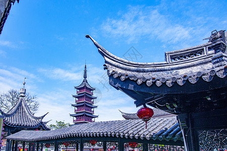 A scenic view of Suzhou Qinfengta