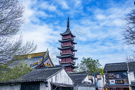 A scenic view of Suzhou Qinfengta