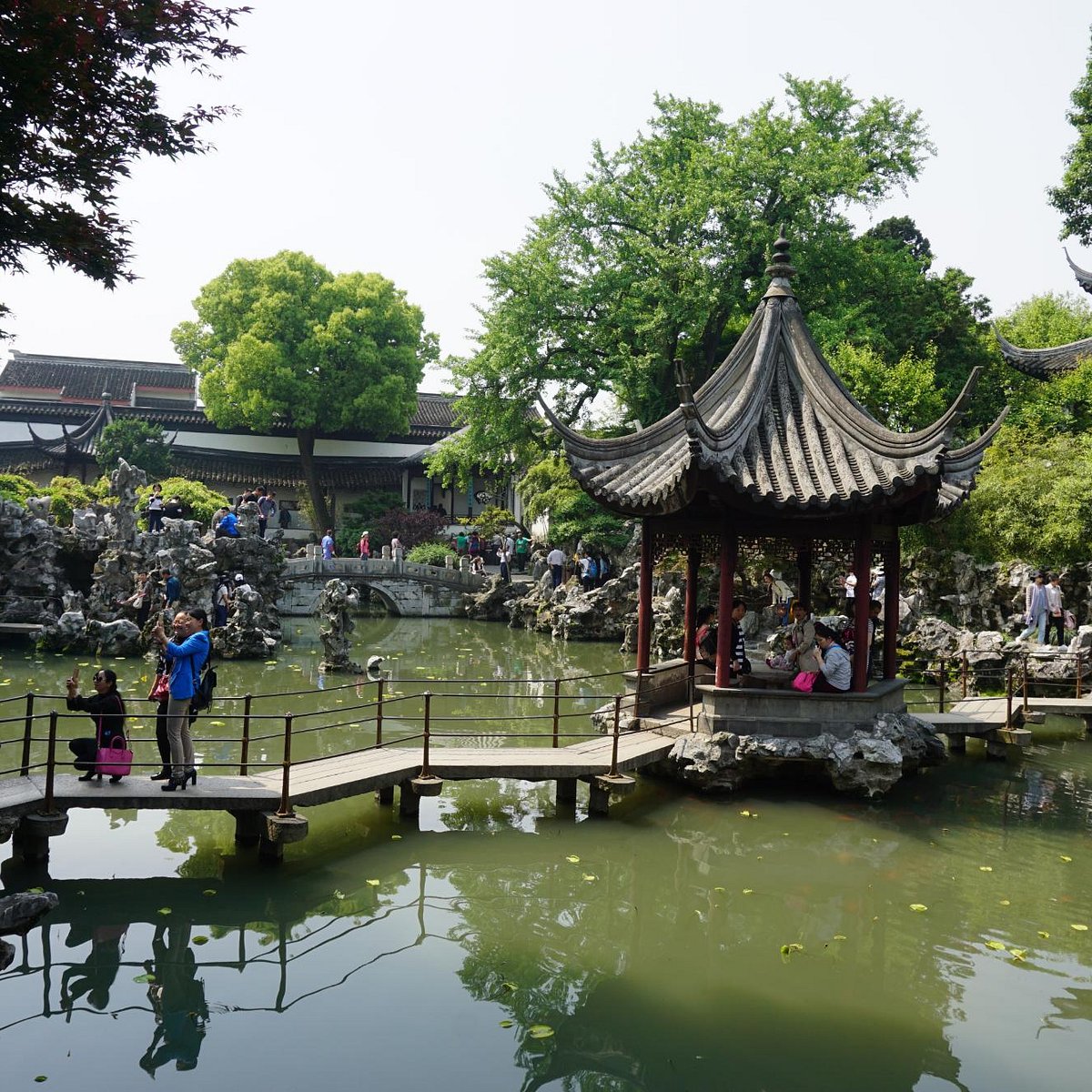 A scenic view of Suzhou Shizilin