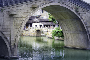 A scenic view of Suzhou Siben Qiao