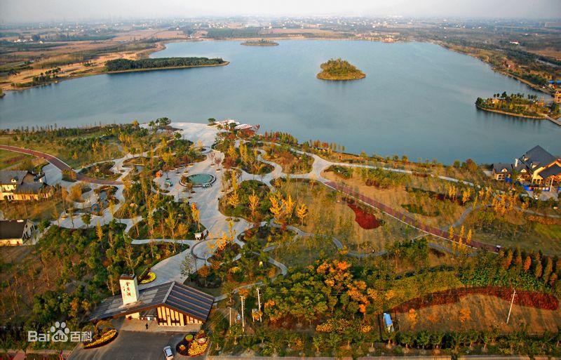 A scenic view of Suzhou Taicang Haiyuncang Yizhi