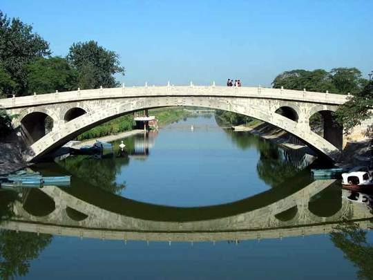 A scenic view of Suzhou Taicang Shigongqiao