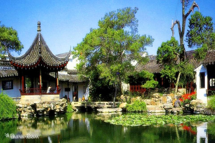 A scenic view of Suzhou Tianxiang Xiaozhu