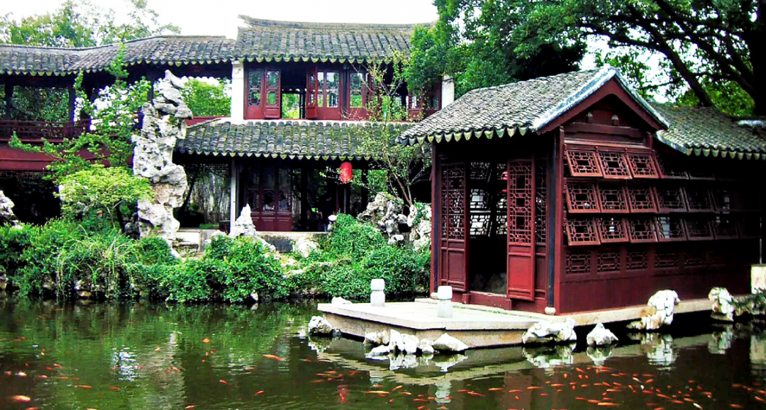 A scenic view of Suzhou Tuisi Yuan