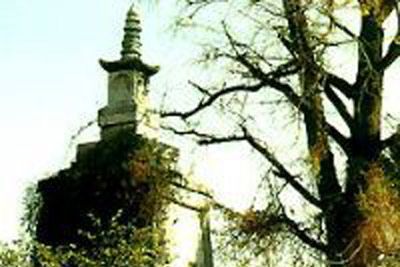 A scenic view of Suzhou Wanfo Shita