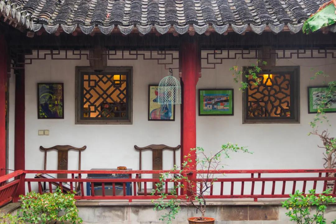 A scenic view of Suzhou Weidaoguan Qian Panzhai