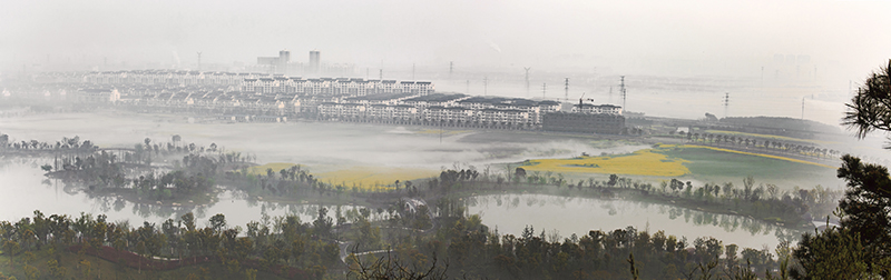 A scenic view of Suzhou Yangshi Zhaidi