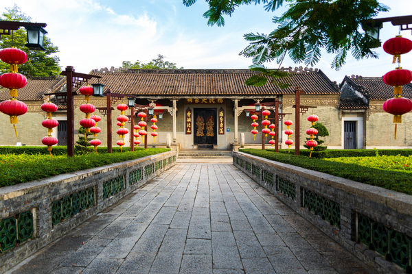 A scenic view of Suzhou Yangshi Zhaidi