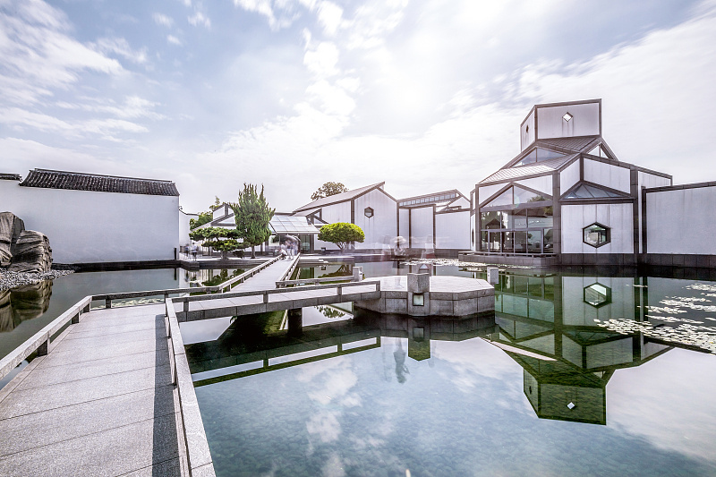 A scenic view of Suzhou Yanyuan