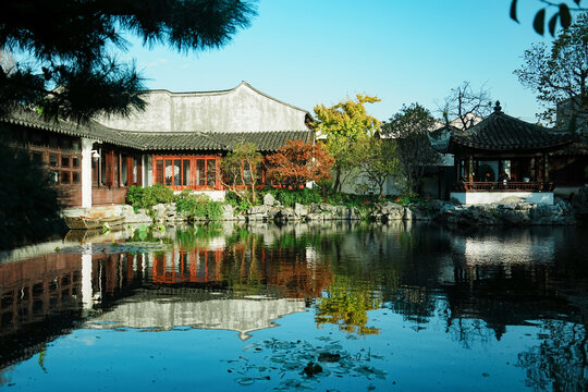 A scenic view of Suzhou Yipu