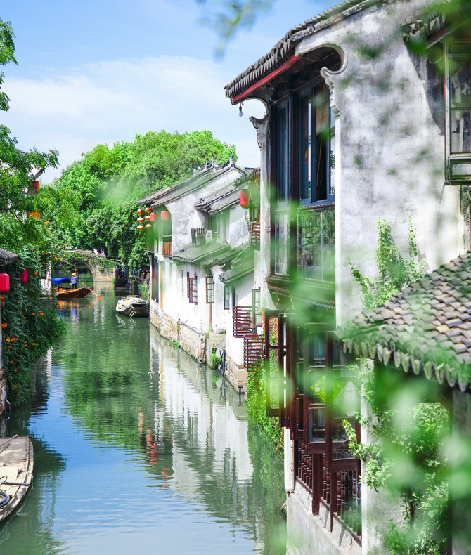 A scenic view of Suzhou Yuyantang