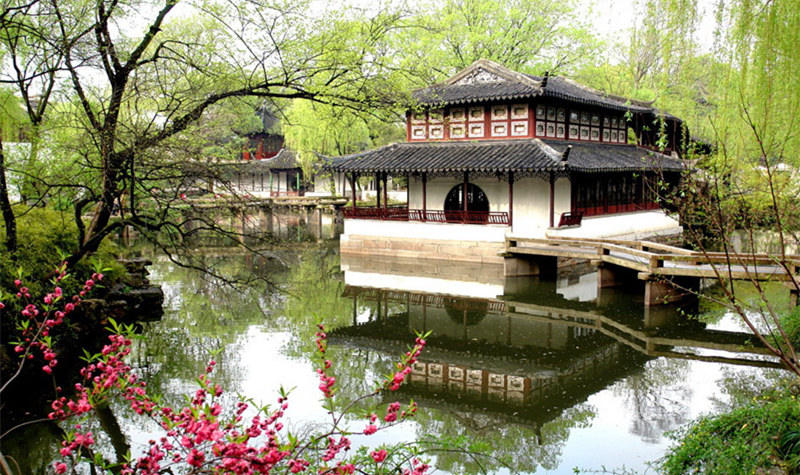 A scenic view of Suzhou Zhuozhengyuan