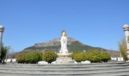 A scenic view of Taian Baifoshan Shiku Zaoxiang