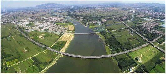 A scenic view of Taian Dawenkou Gu Shiqiao