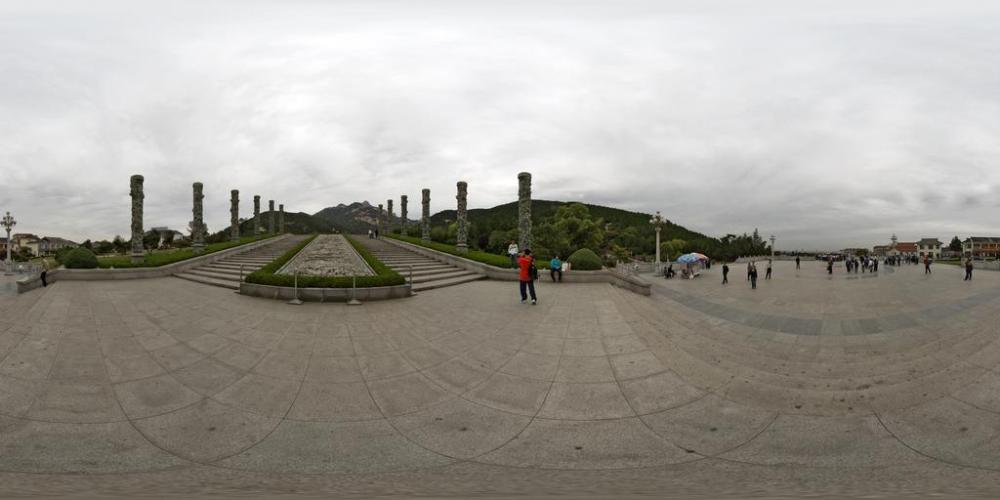 A scenic view of Taian Feng Yuxiang Mu