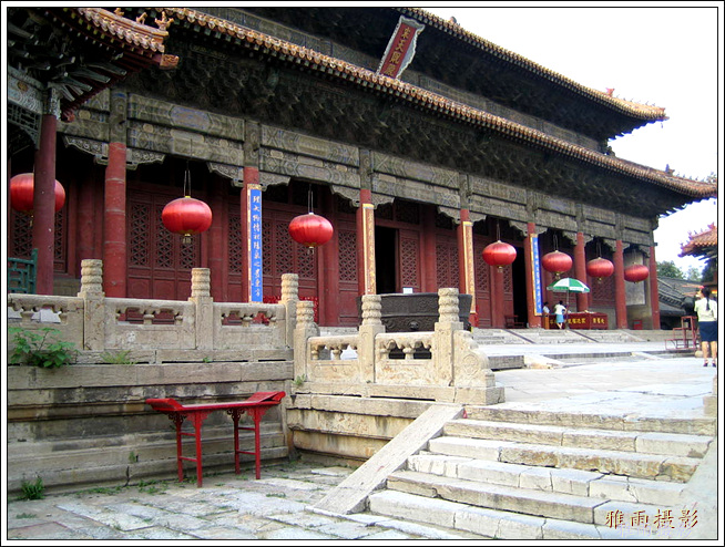 A scenic view of Taian Taishan Gu Jianzhuqun