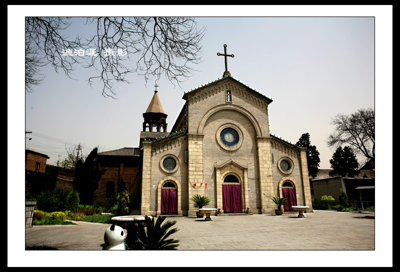 A scenic view of Taiyuan Catholic Cathedral