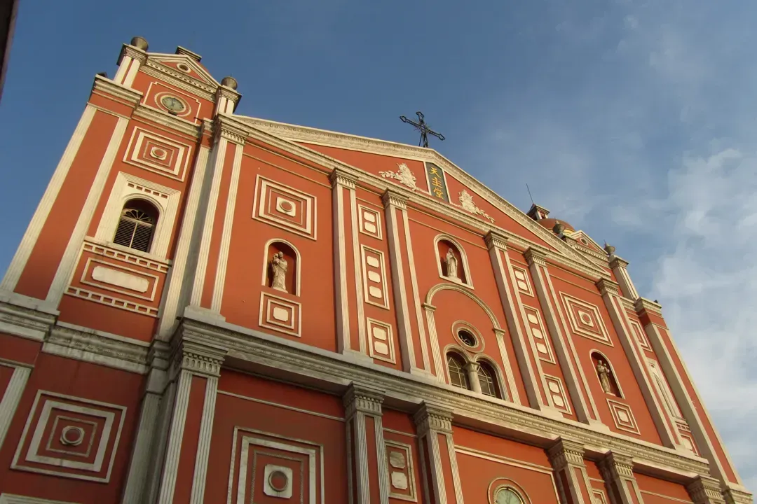 A scenic view of Taiyuan Catholic Cathedral
